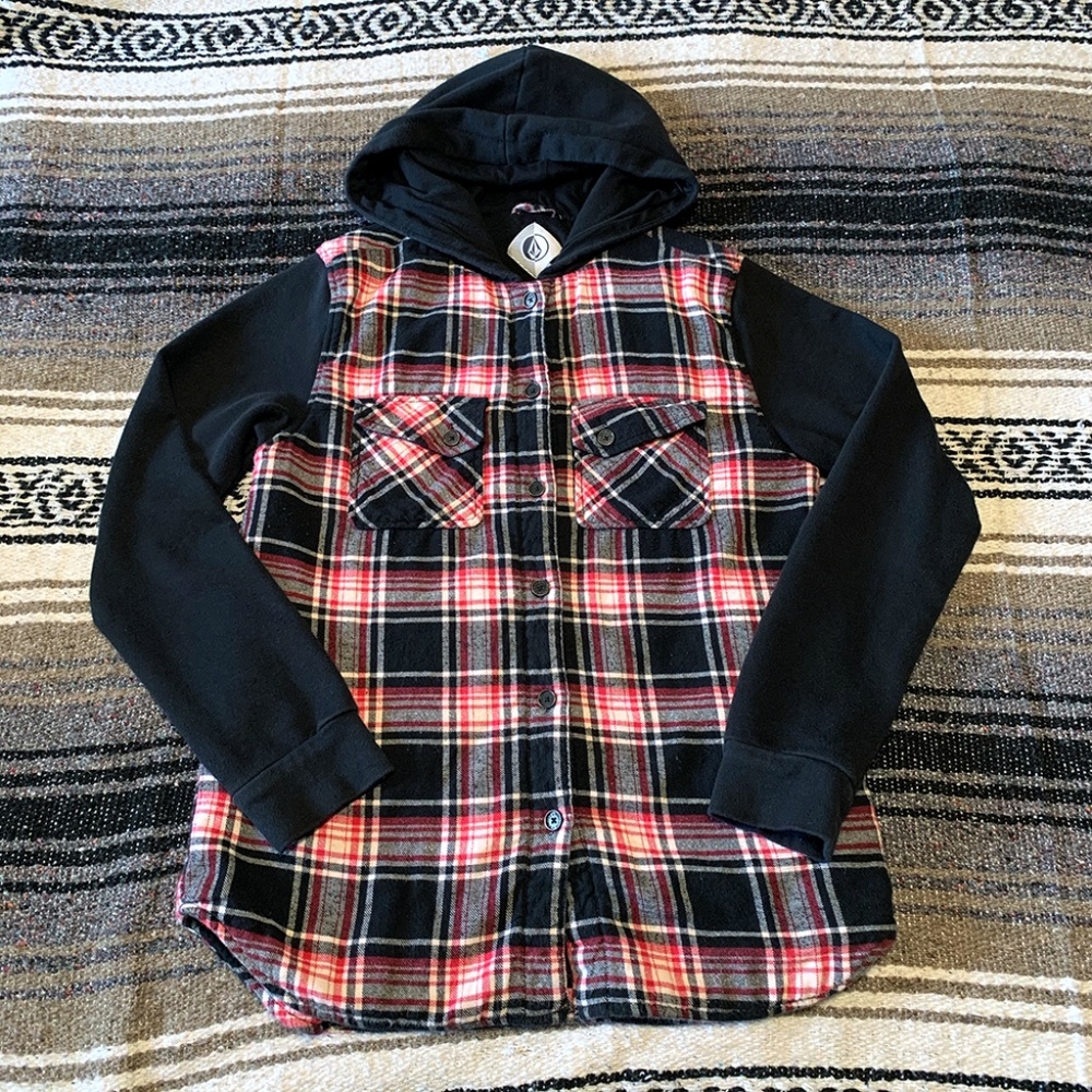 Volcom Womens Flannel Jacket